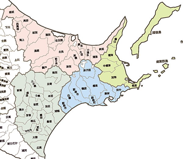 �k�C���̓����n�}