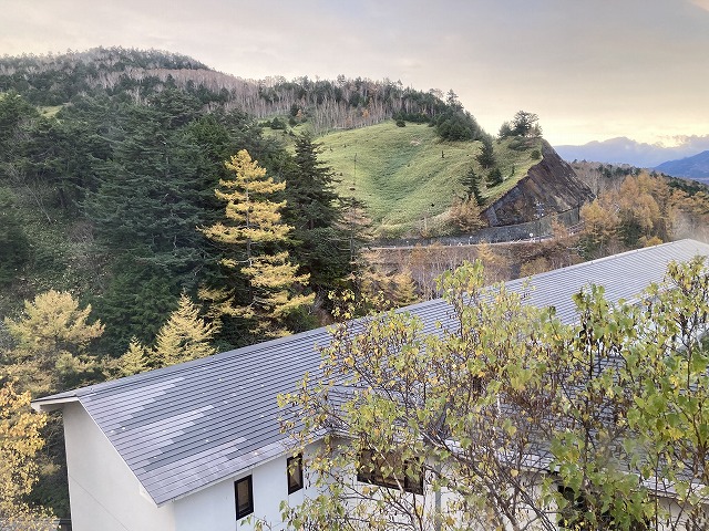 白濁の万座高原ホテル