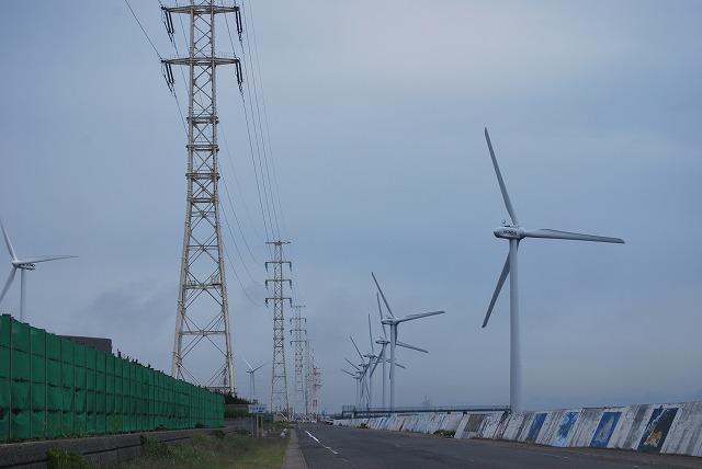 神栖市の風力発電
