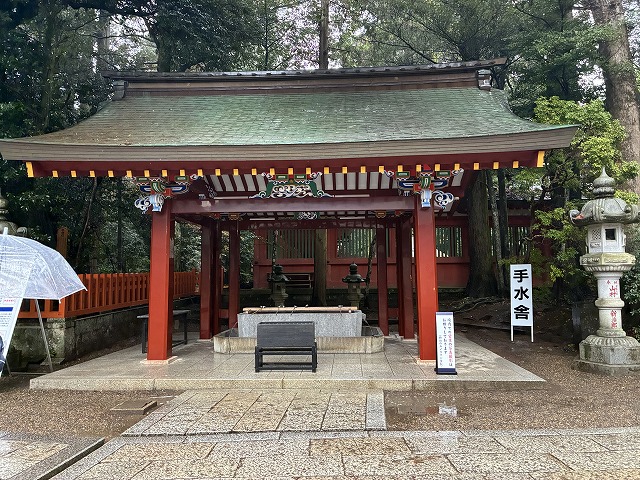 香取神宮　手水舎