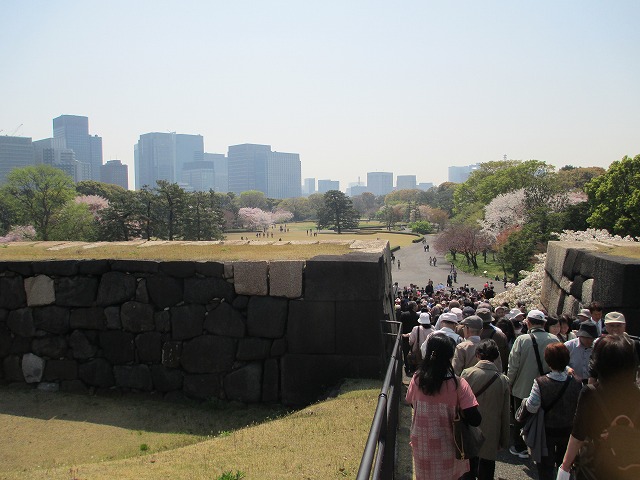 皇居　乾通り