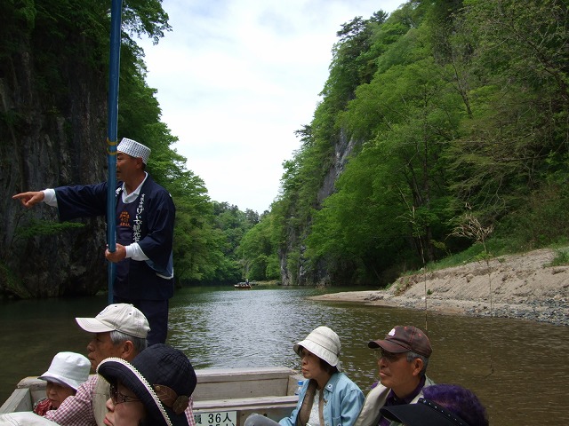 猊鼻渓 船下り