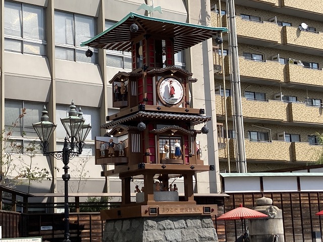 道後温泉　からくり時計