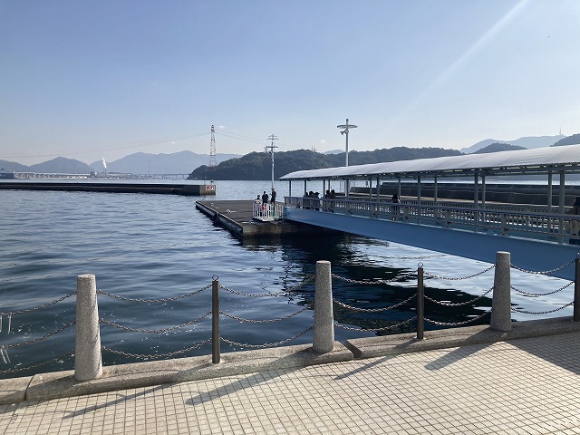 グランドプリンスホテル広島のフェリー乗り場