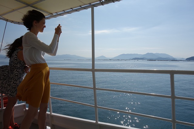 広島から宮島へのフェリー