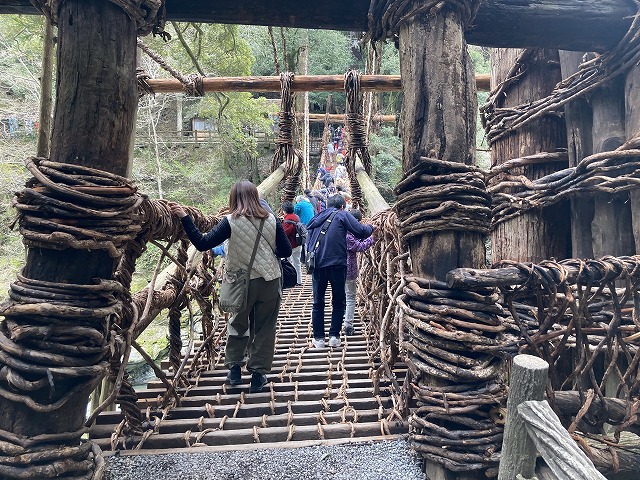 大歩危・祖谷のかずら橋