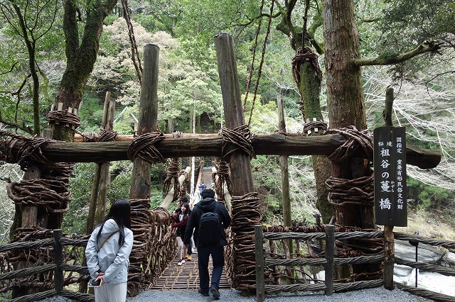 大歩危・祖谷のかずら橋